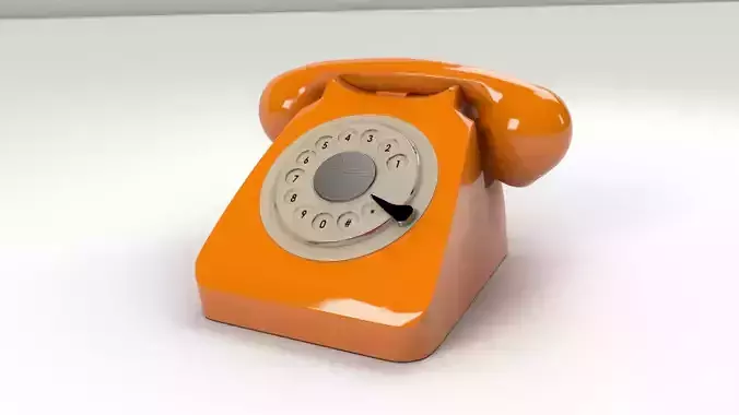 Old Orange Phone 