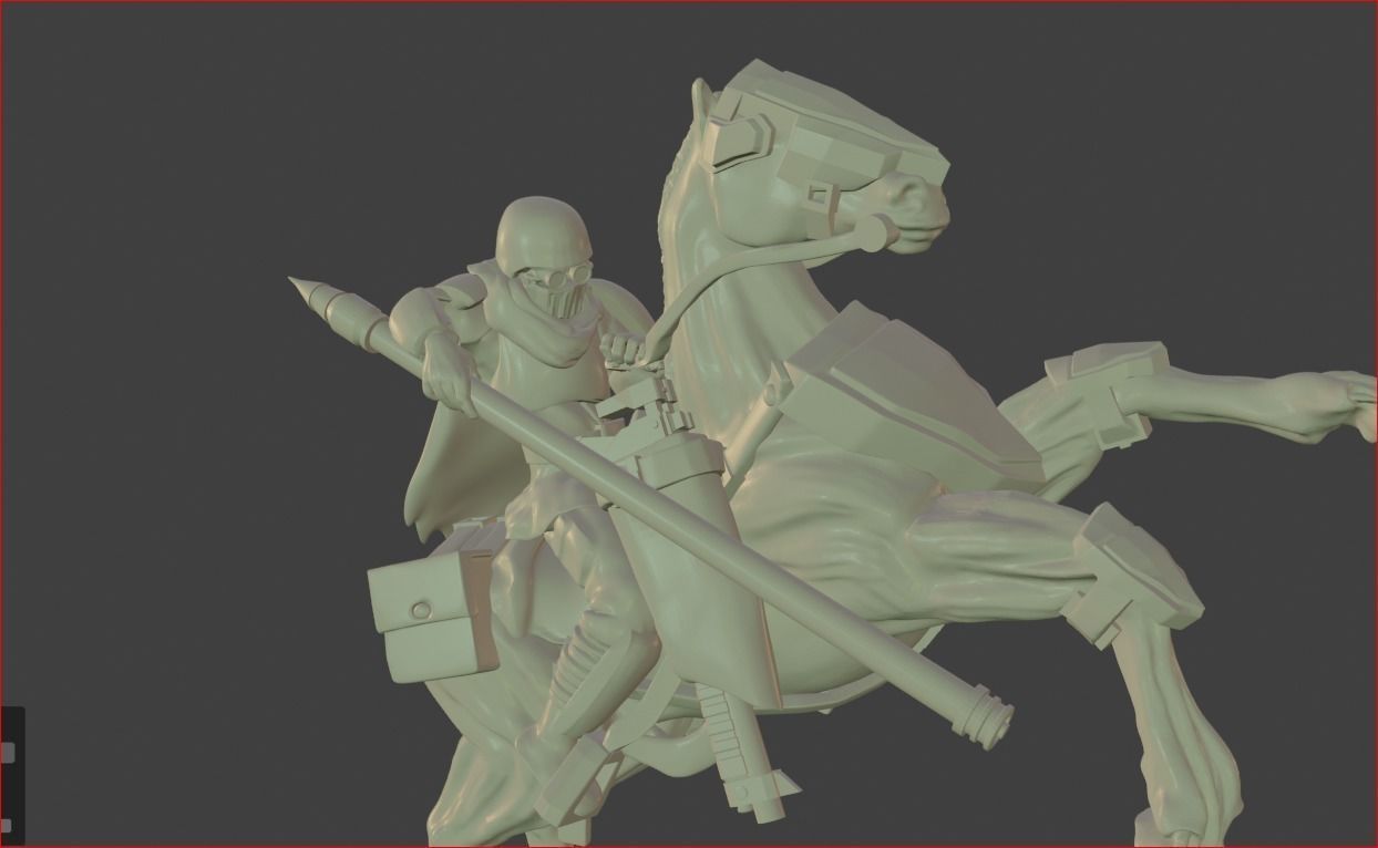 Mass Jager Cavalry 3D model_1