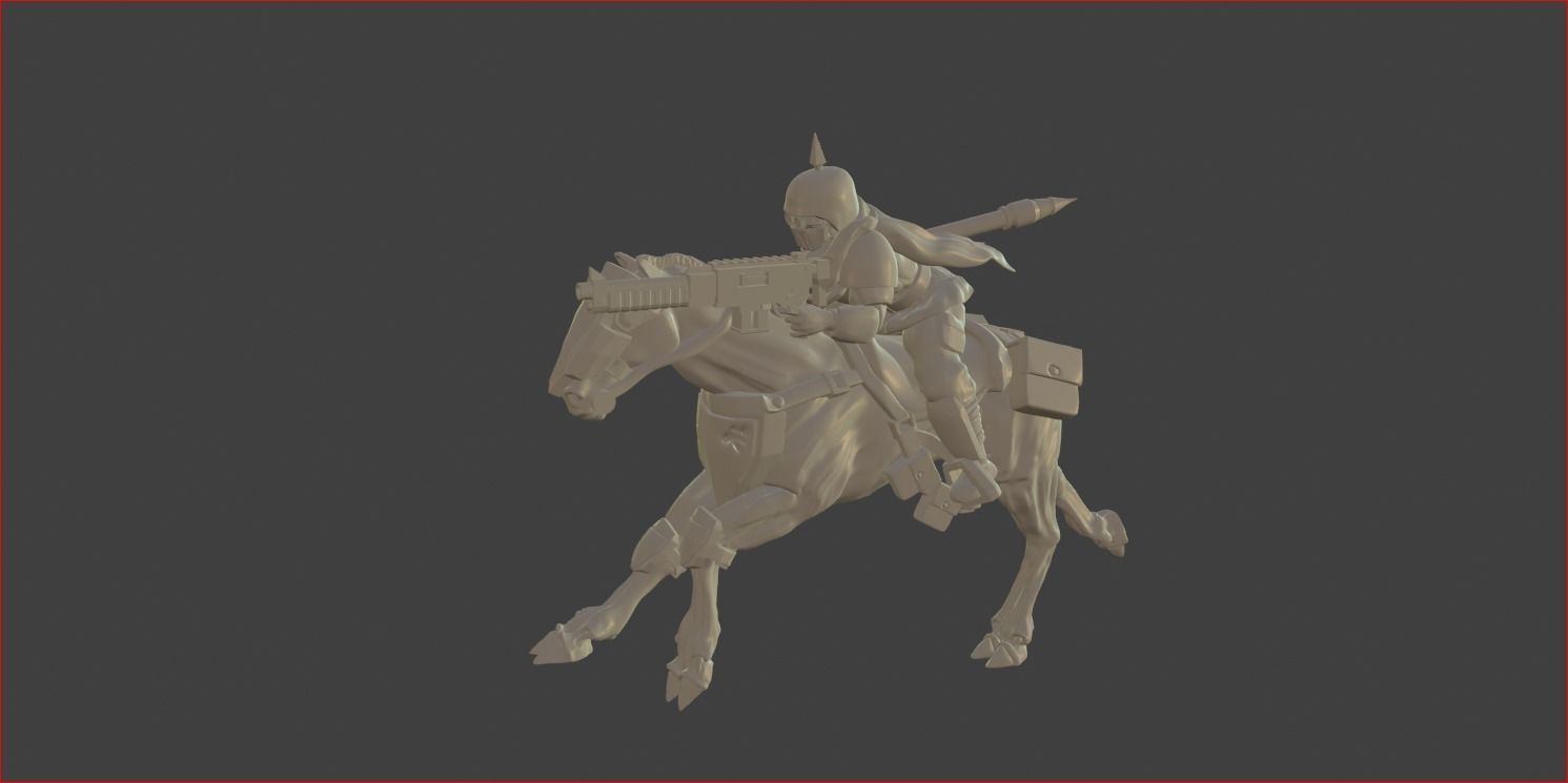 Mass Jager Cavalry 3D model_4