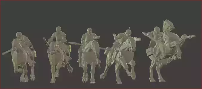 Mass Jager Cavalry 3D model