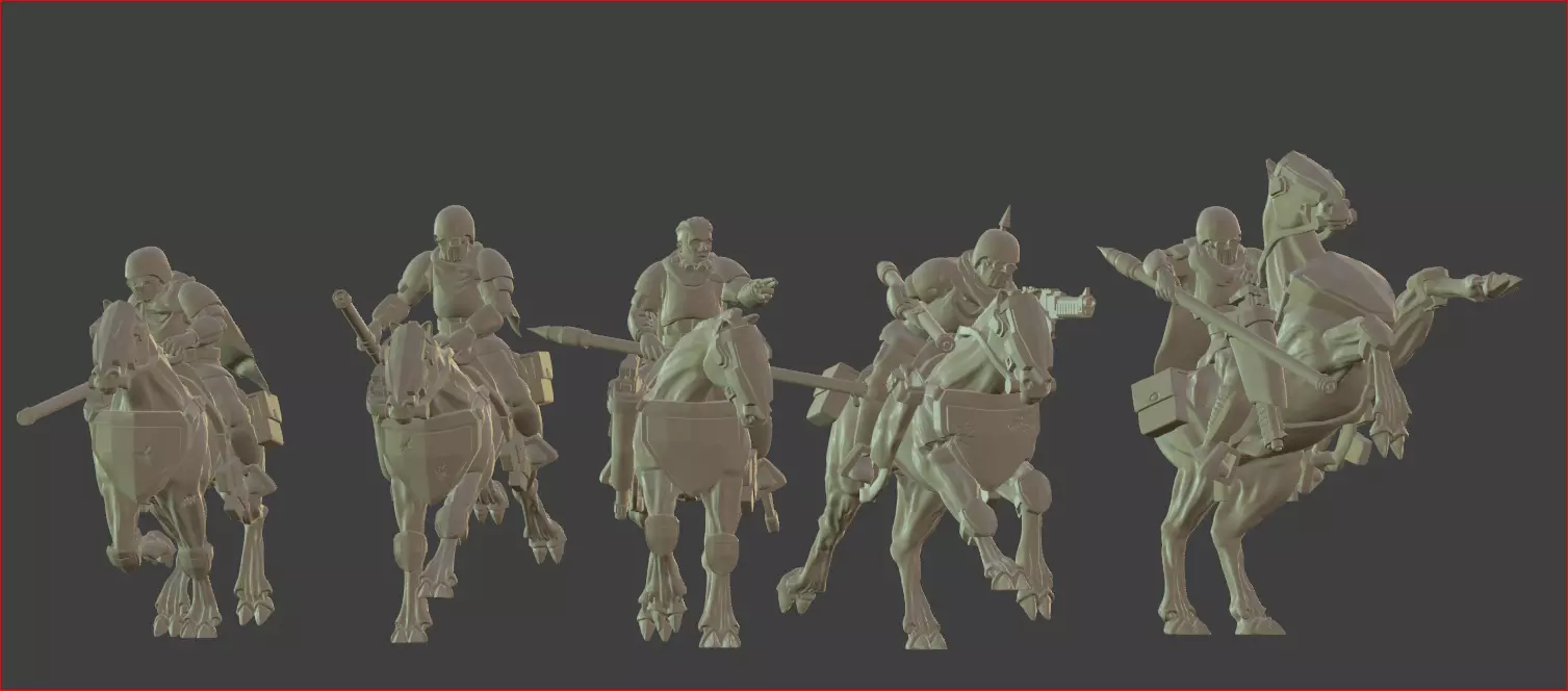 Mass Jager Cavalry 3D model_0