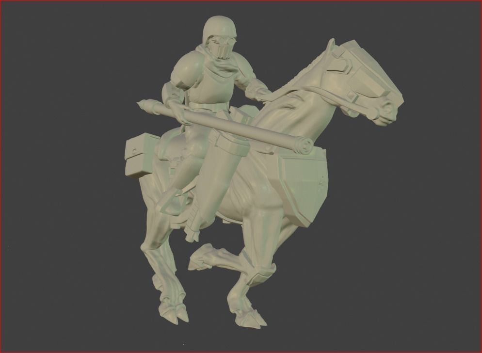 Mass Jager Cavalry 3D model_5