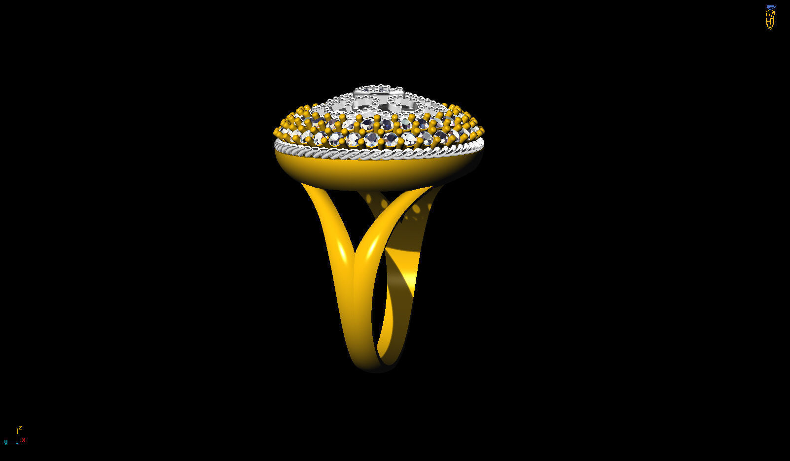 Infinity ring 3D model_2