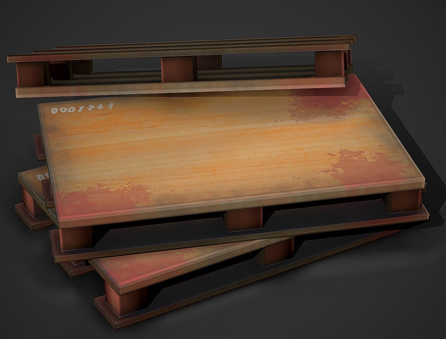 Street Props Pack vol 01 - Low Poly Game Ready 3D Model Collection_42