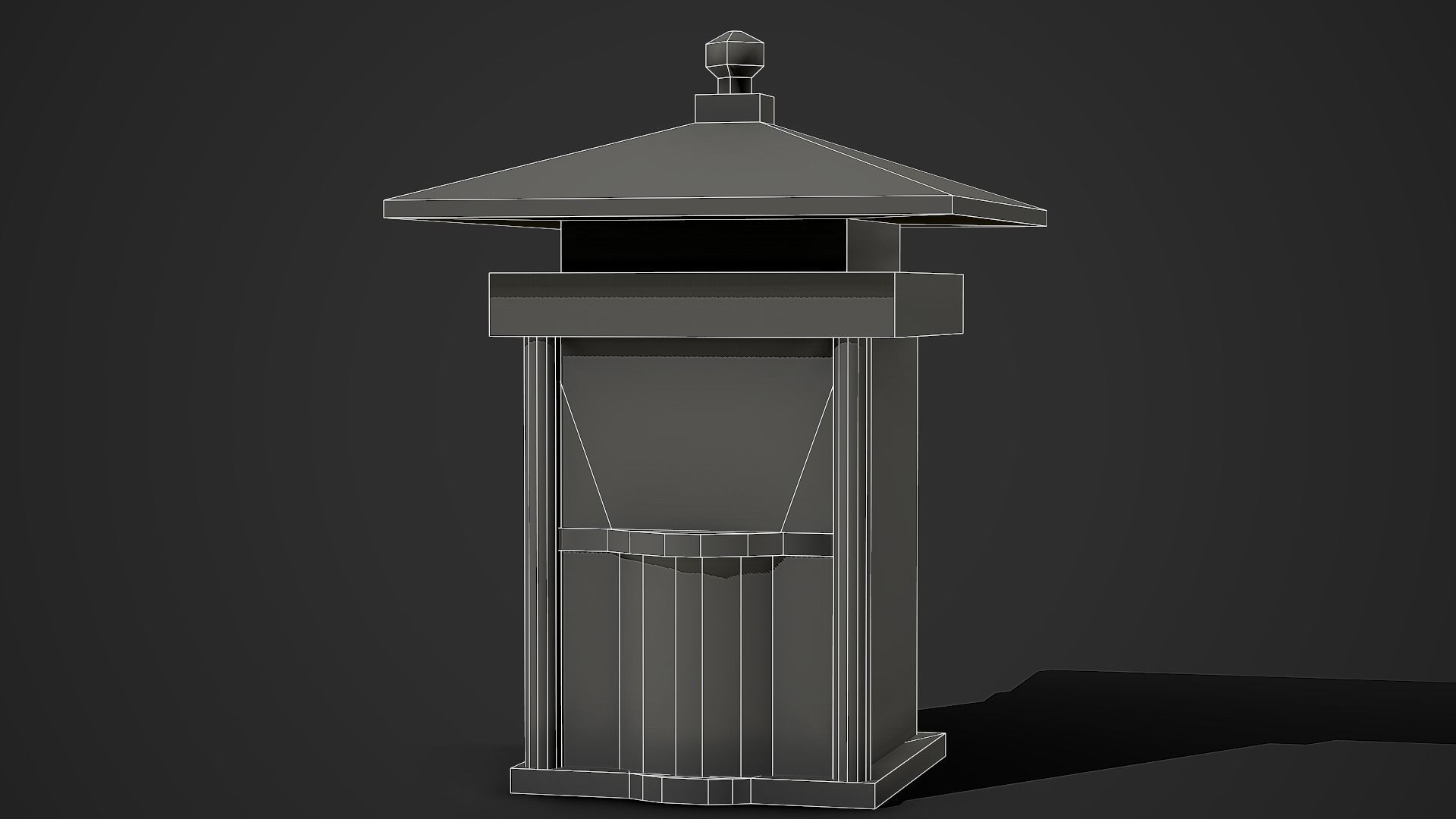 Street Props Pack vol 01 - Low Poly Game Ready 3D Model Collection_23