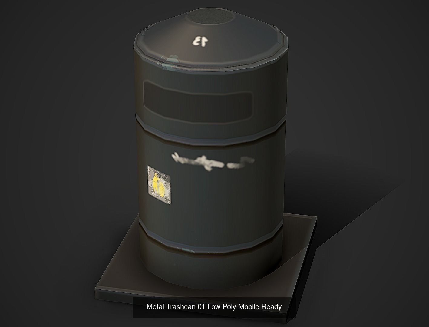 Street Props Pack vol 01 - Low Poly Game Ready 3D Model Collection_5