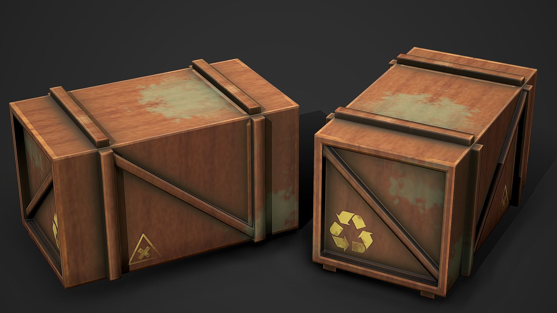 Street Props Pack vol 01 - Low Poly Game Ready 3D Model Collection_30