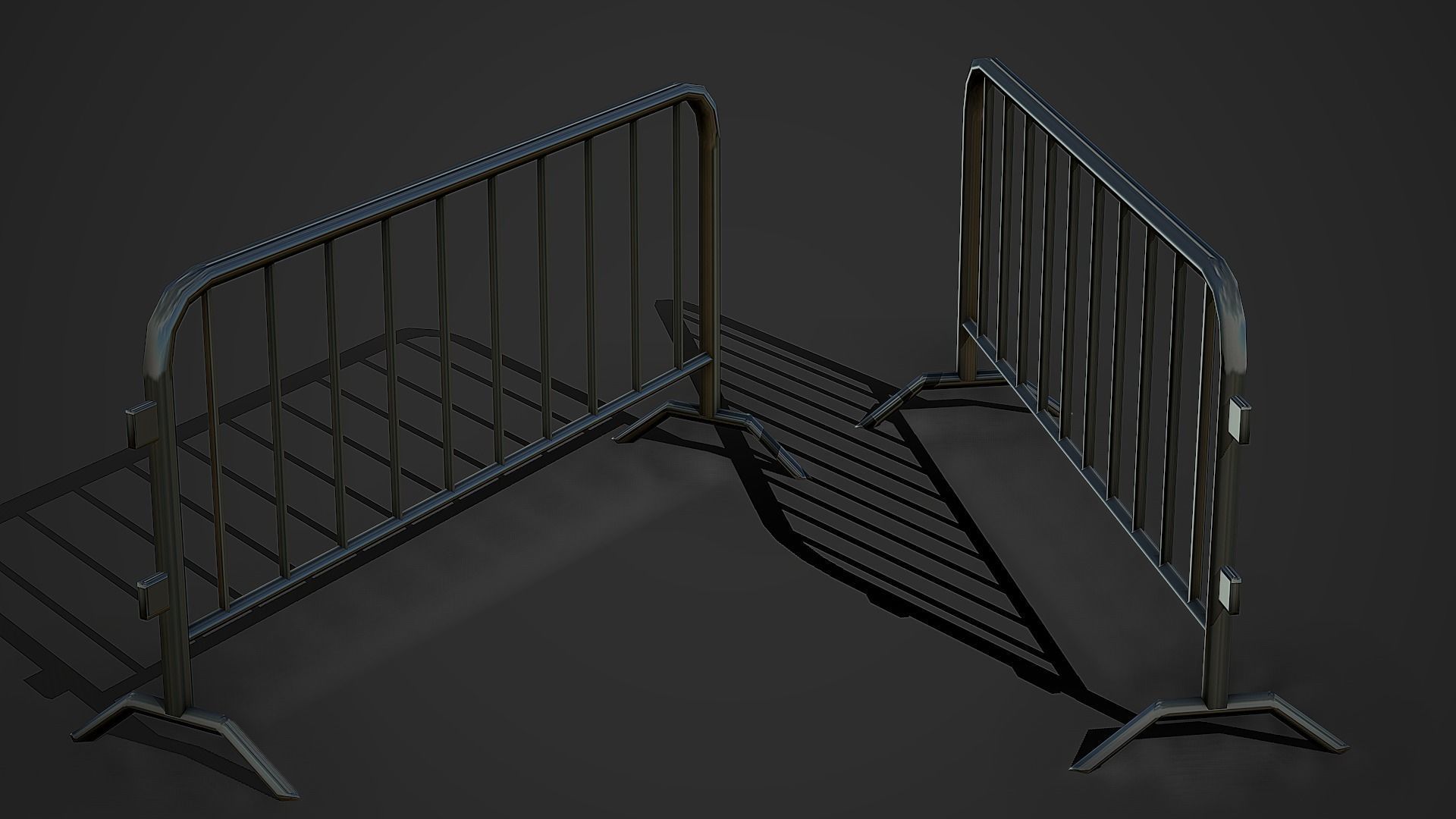 Street Props Pack vol 01 - Low Poly Game Ready 3D Model Collection_25