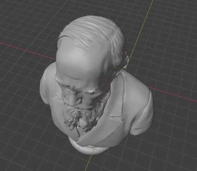 Fyodor Dostoevsky 3D print model_5