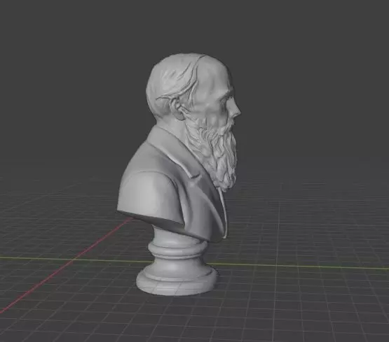 Fyodor Dostoevsky 3D print model_19