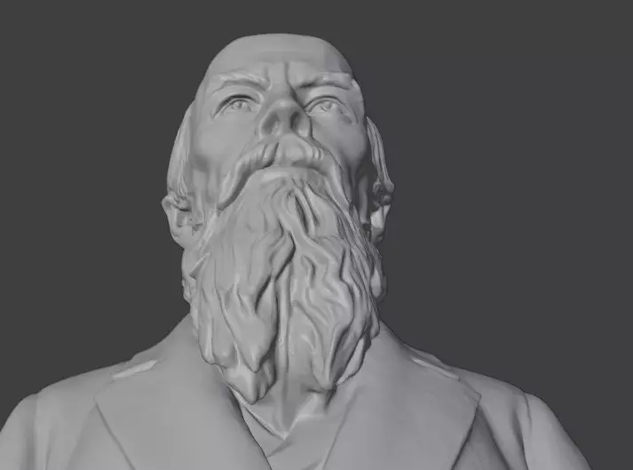 Fyodor Dostoevsky 3D print model_9