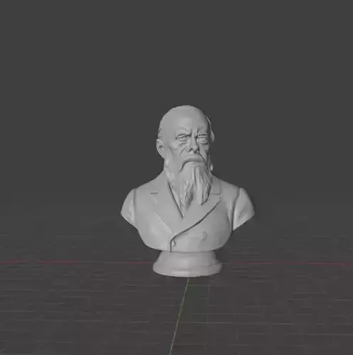 Fyodor Dostoevsky 3D print model
