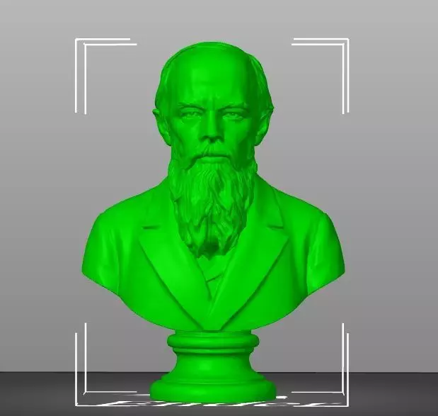 Fyodor Dostoevsky 3D print model_14