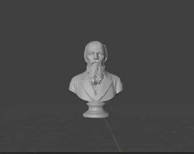 Fyodor Dostoevsky 3D print model
