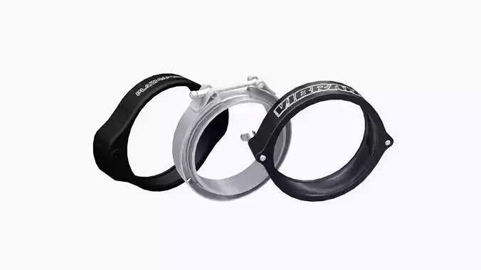V-Band clamps bundle 3D Model Collection