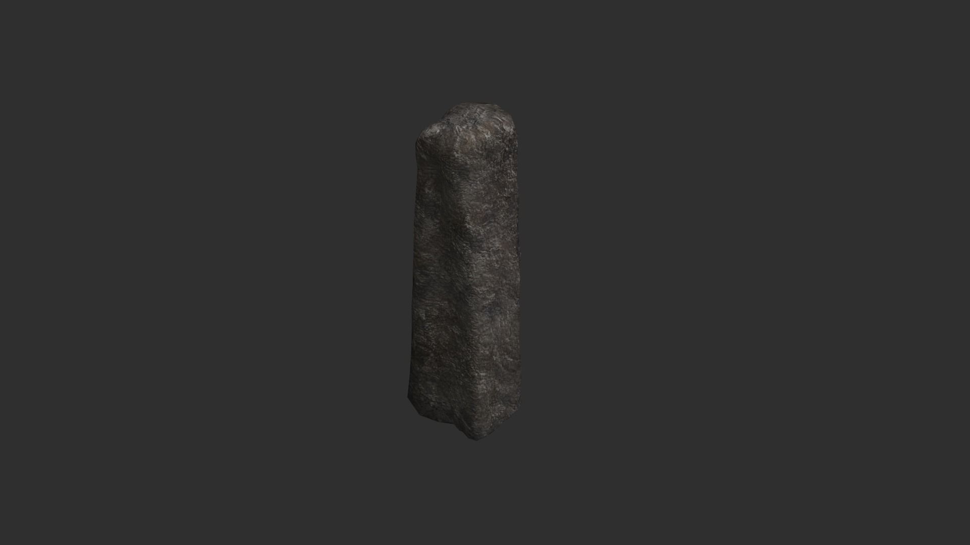 Base Rocks Combo Low-poly 3D model_3