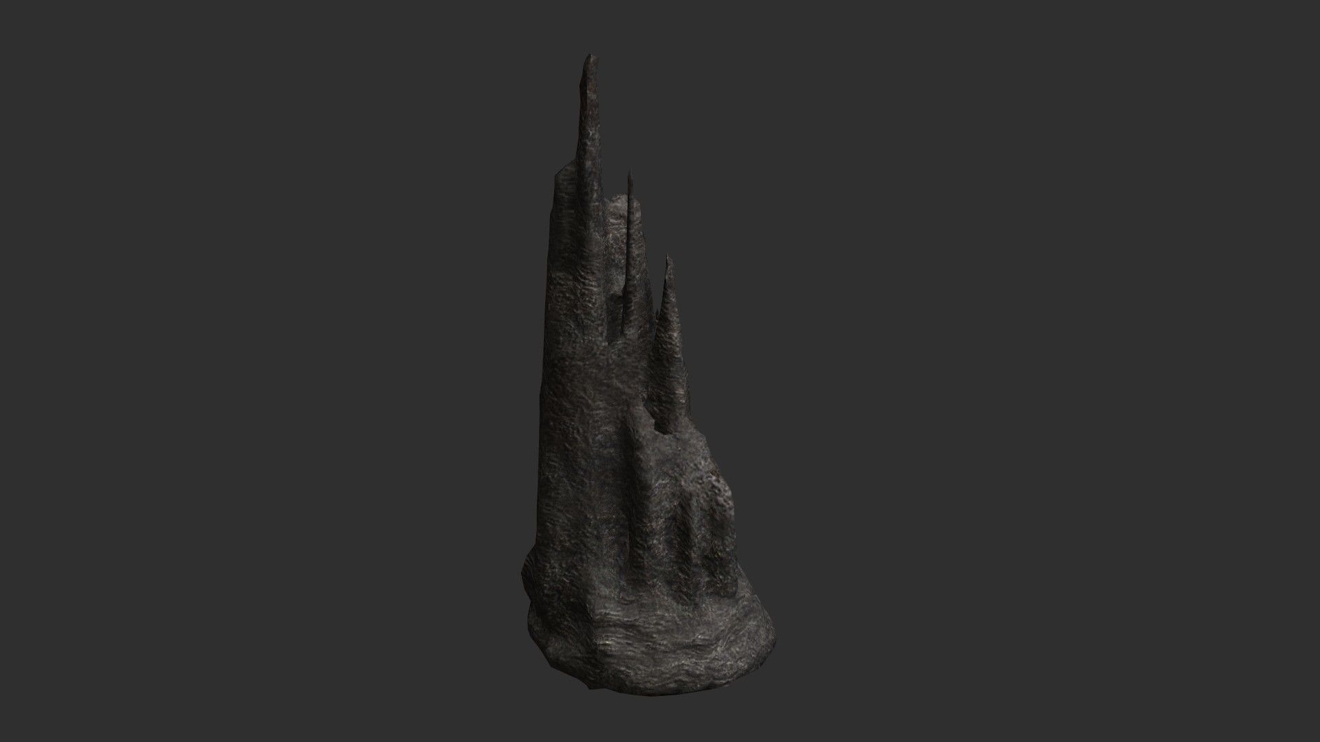 Base Rocks Combo Low-poly 3D model_22