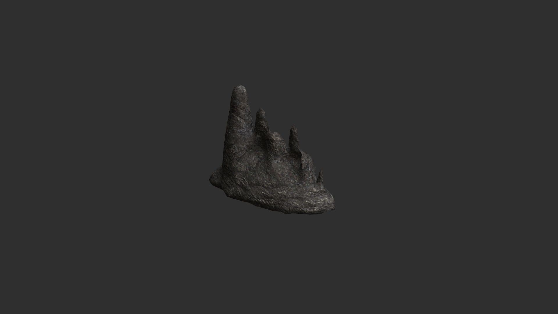 Base Rocks Combo Low-poly 3D model_23