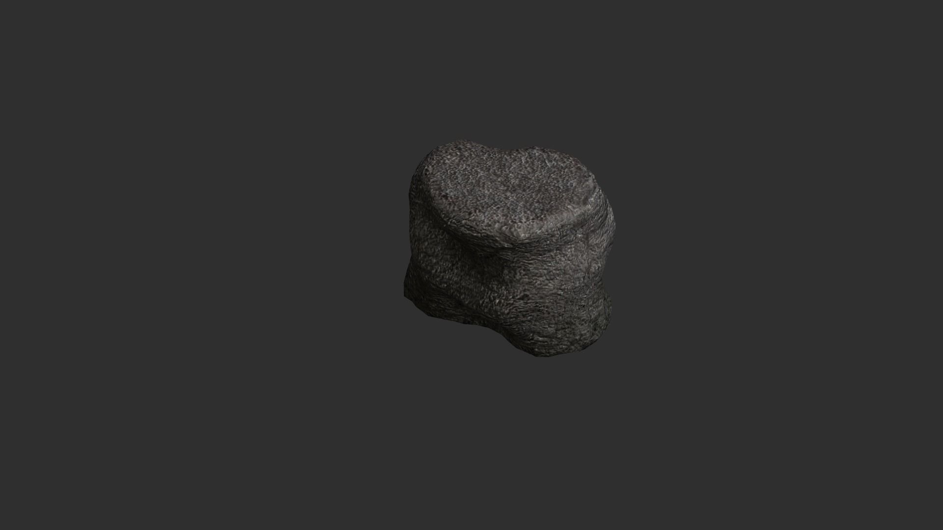 Base Rocks Combo Low-poly 3D model_15