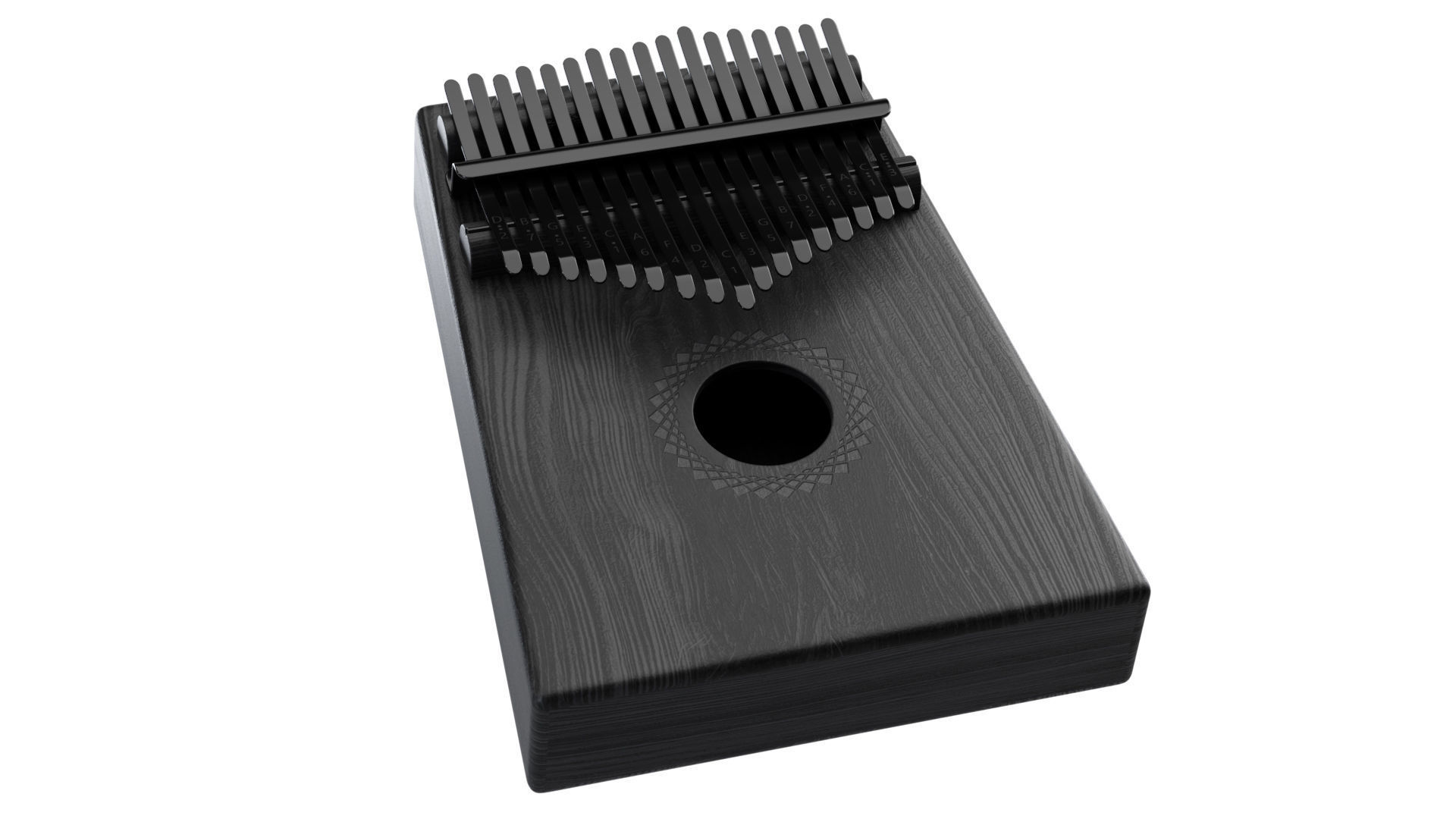 Kalimba 3D model_1