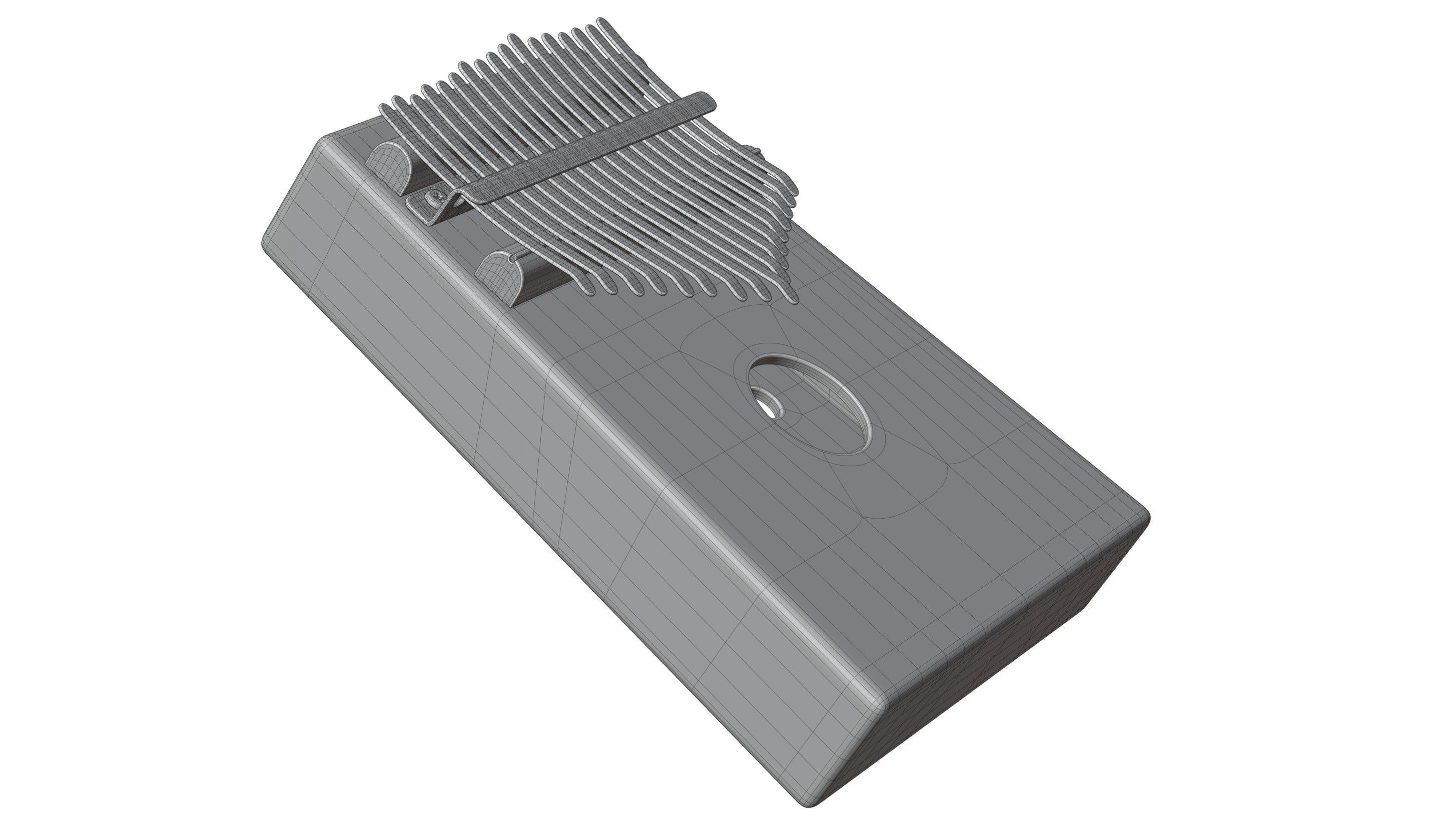Kalimba 3D model_16
