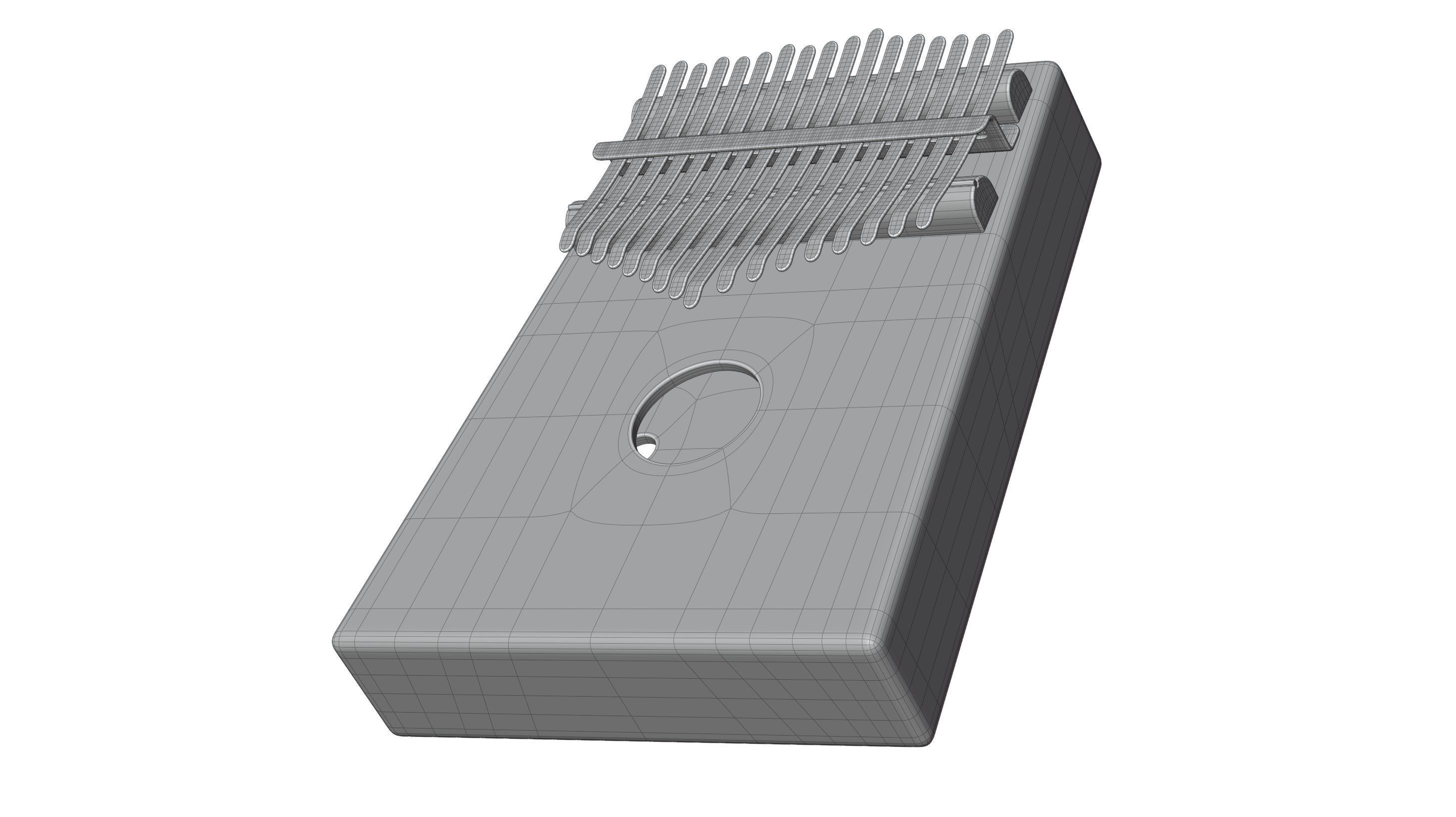 Kalimba 3D model_10
