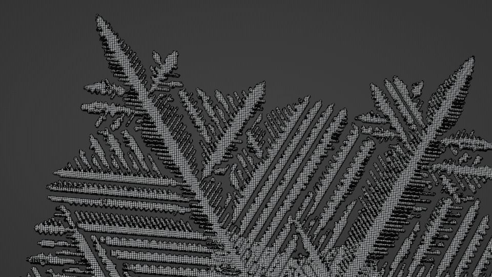 Snowflake PACK growing animation with blender file 3D model_28