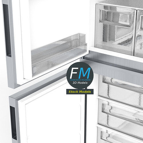 Refrigerator 3D model 5