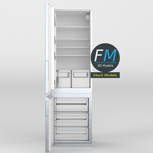 Refrigerator 3D model 3