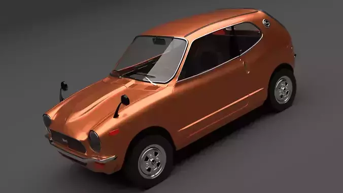1970 Honda Z Sport Coupe 3D model