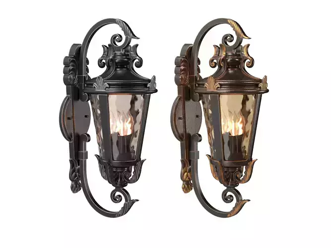 Marseille Rustic Industrial Outdoor Wall Light