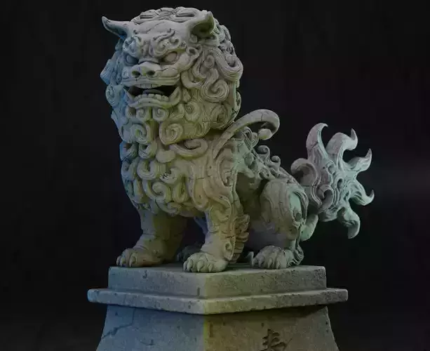 Komainu - Lion Dog 3D print model