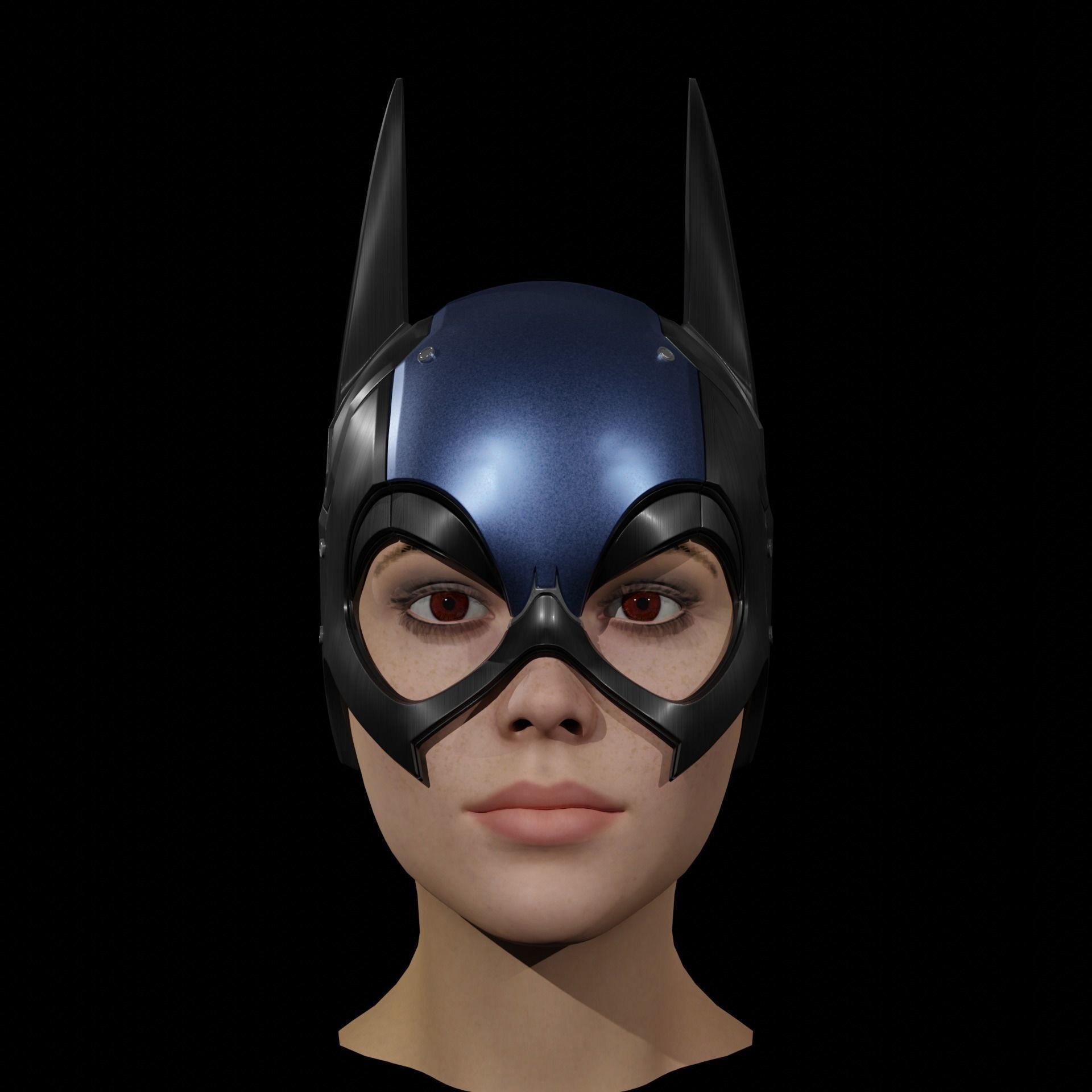 Bat Lady Helmet 3D print model_4
