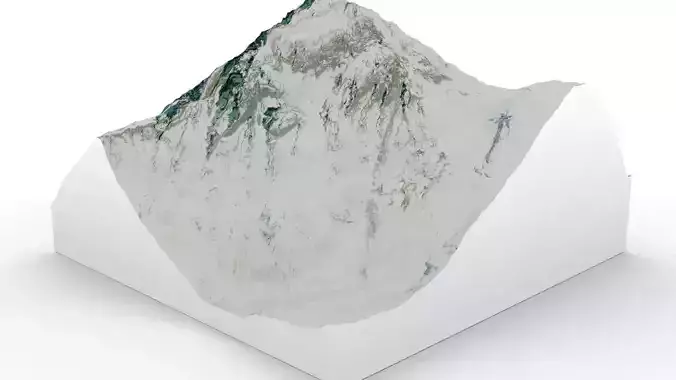 Mount Everest 3D model