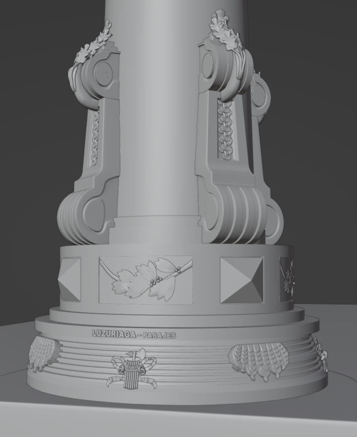 Detail of  the Kursaal bridge in Donostia 3D model_9