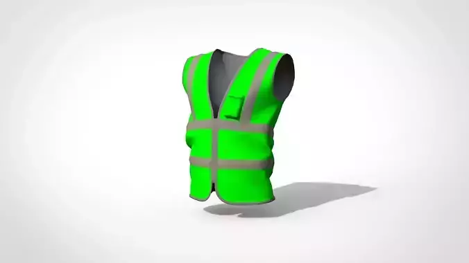 Worker Vest 3D model