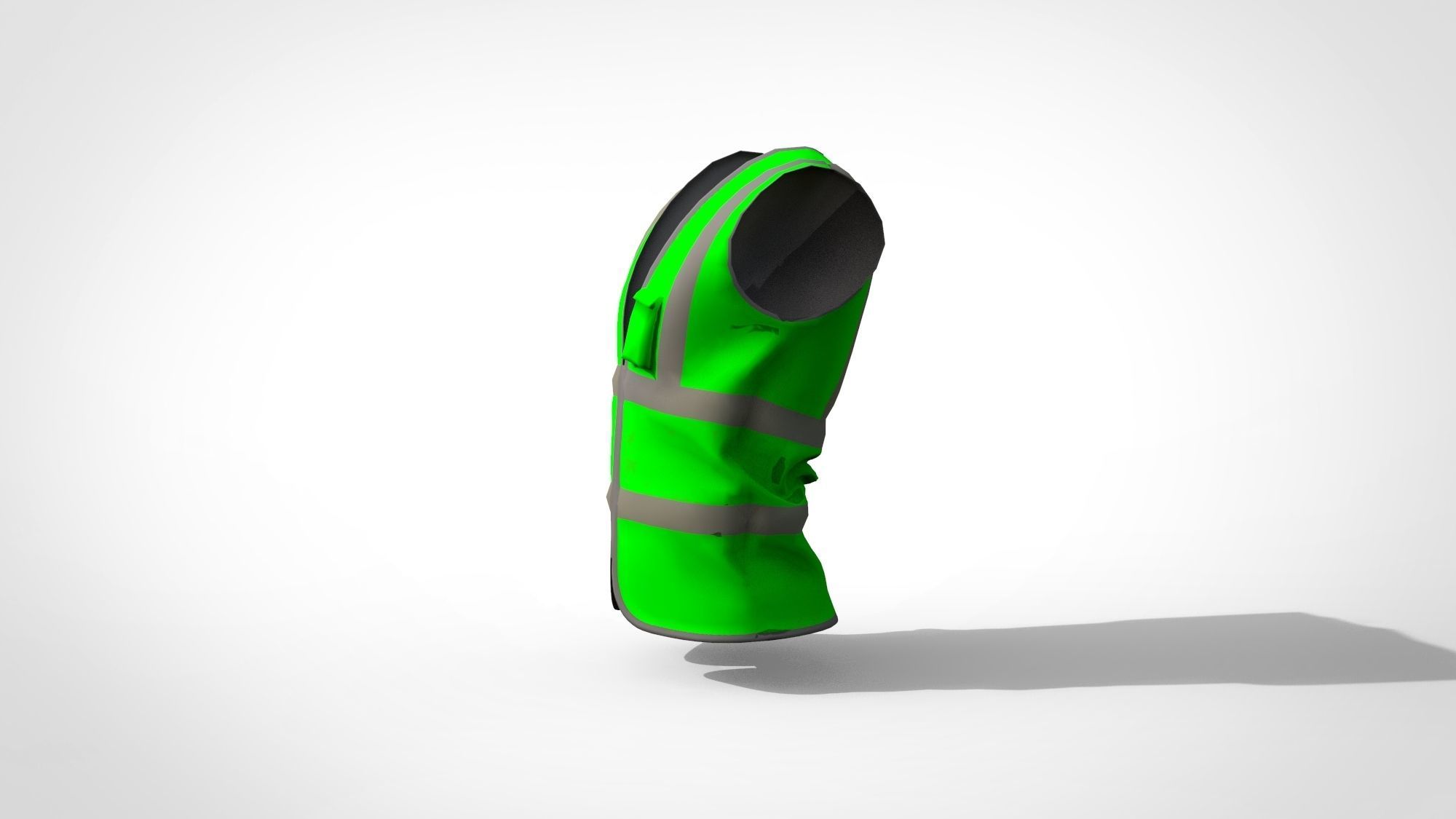Worker Vest 3D model_4