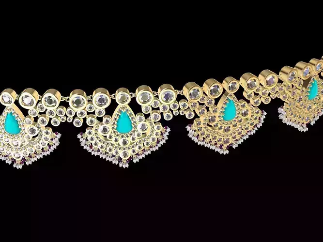 designer diamond neckalace