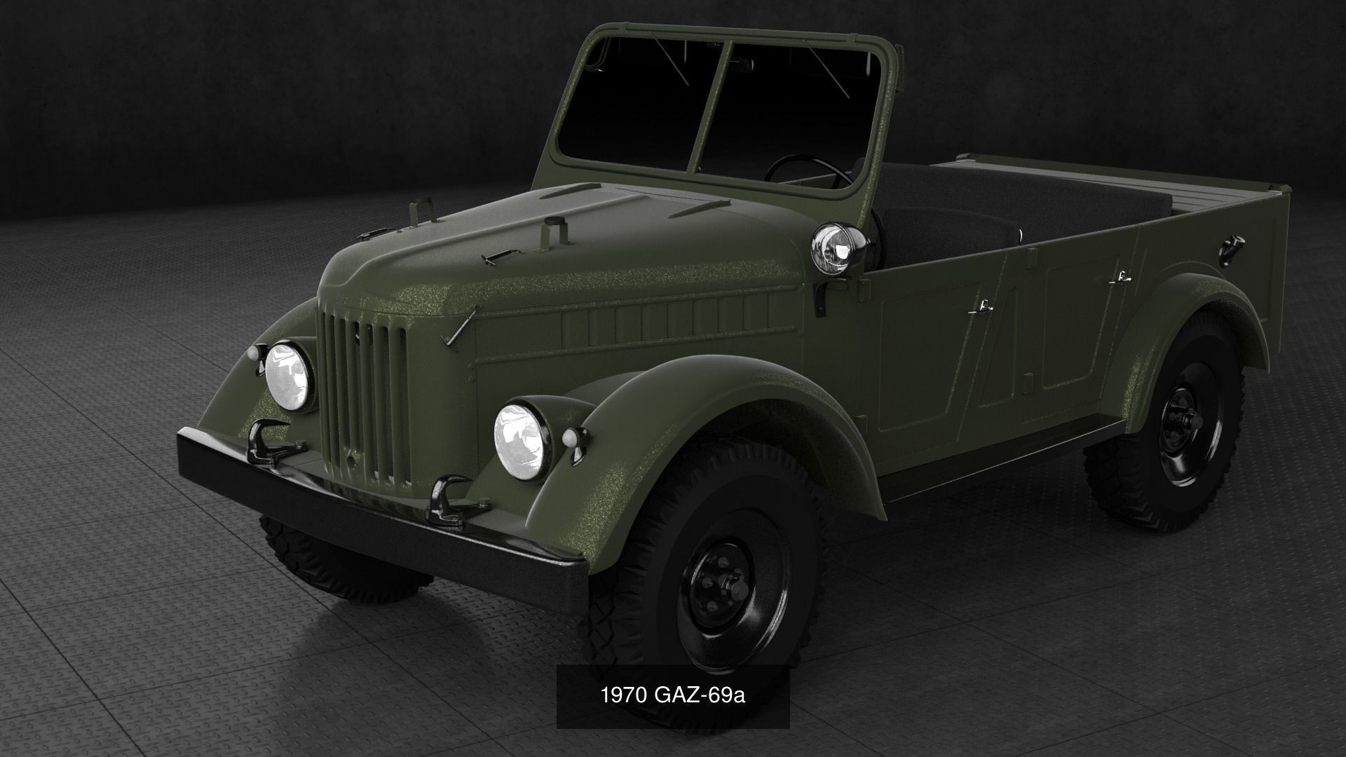 60s 70s cars 3D Model Collection_1