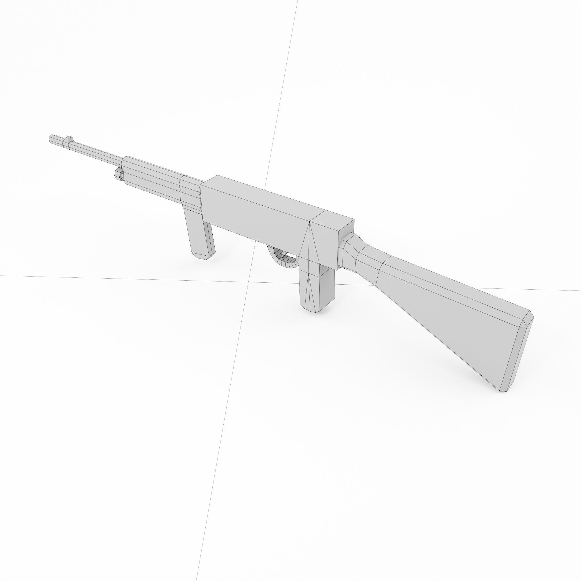 3D model EPK Pyrkal machine gun VR / AR / low-poly | CGTrader