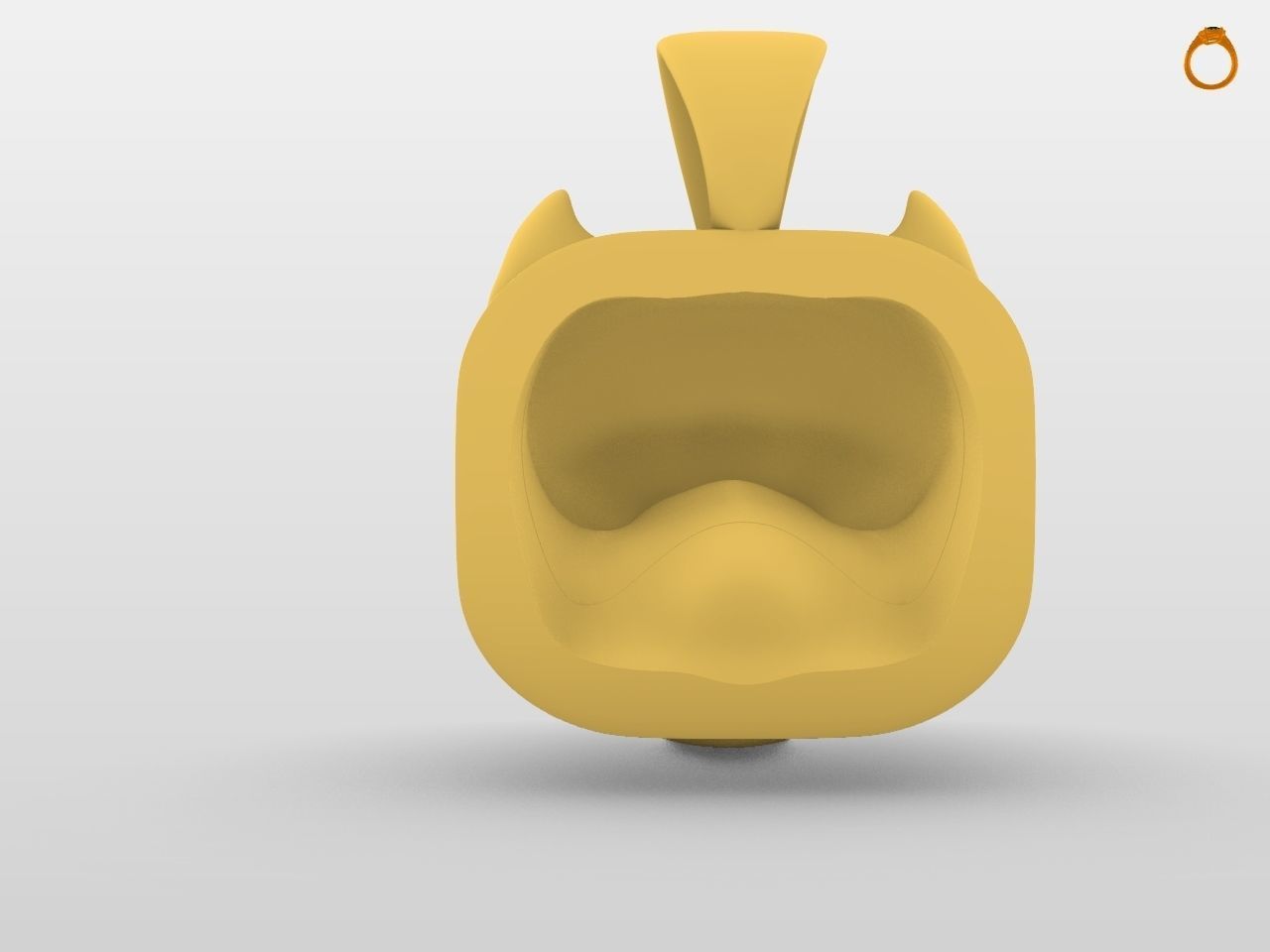 Pitbull Pendant 3D print model_7