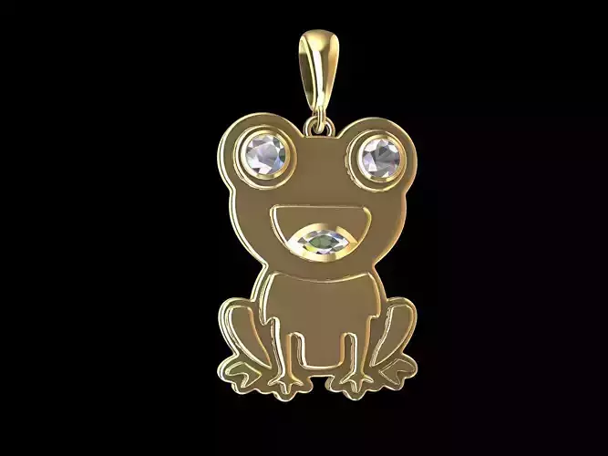 CUTE FROG PENDANT