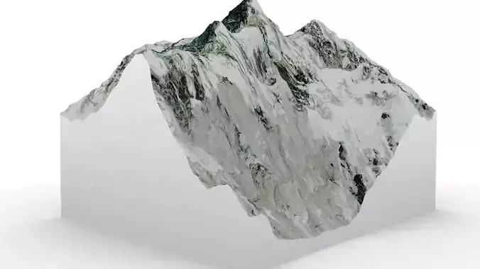 Mount Lhotse 3D model