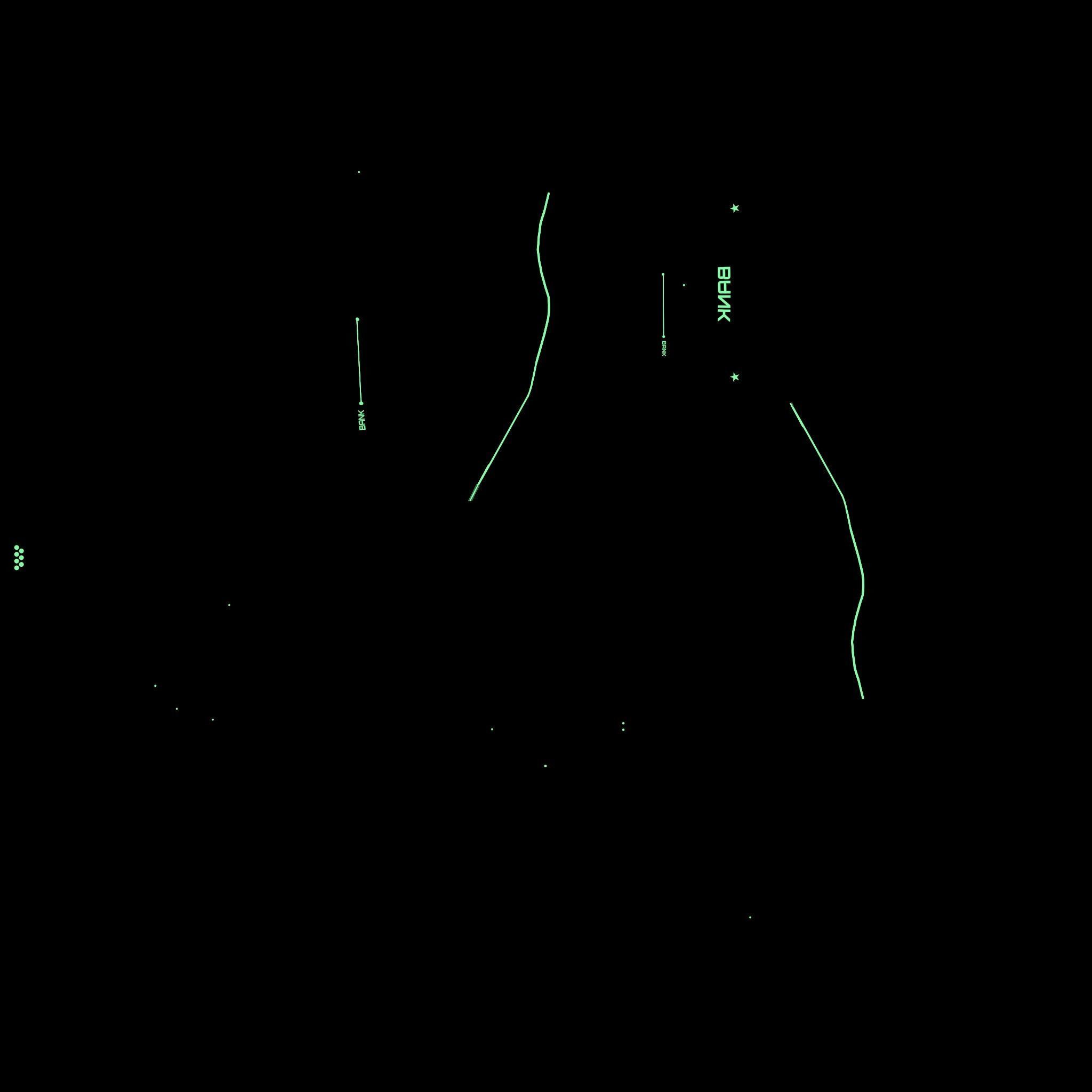 SciFi Bank A06 Green - Sci Fi Exterior Design Low-poly 3D model_23