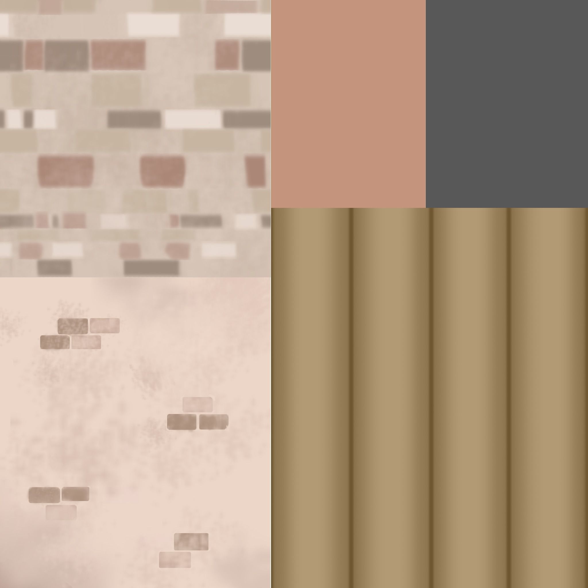 Medieval house set    Low-poly Low-poly 3D model_18