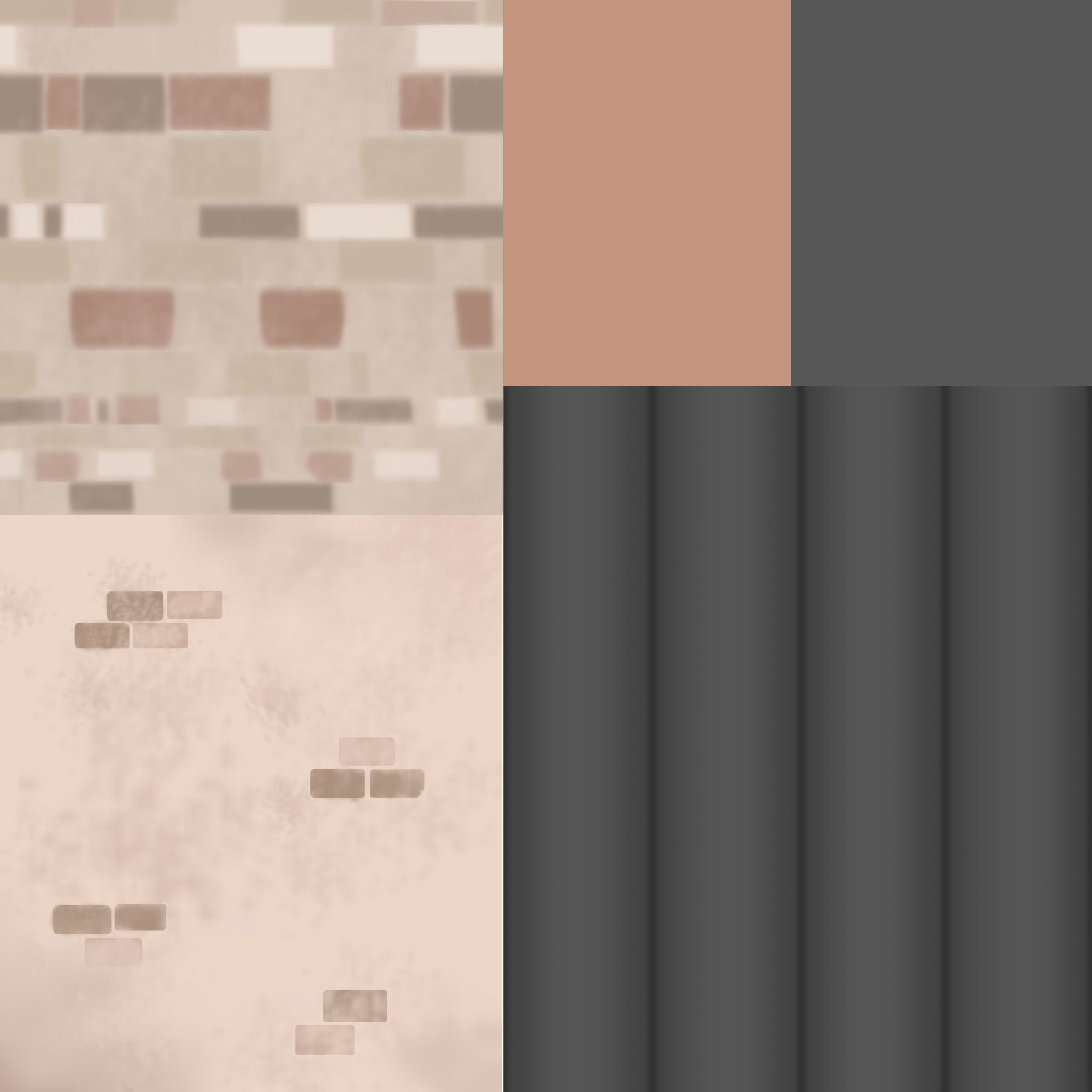 Medieval house set    Low-poly Low-poly 3D model_19