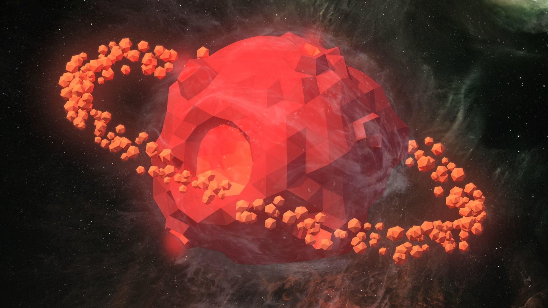 Low Poly Space Alien Worlds 3D Asset Pack Low-poly 3D model_33