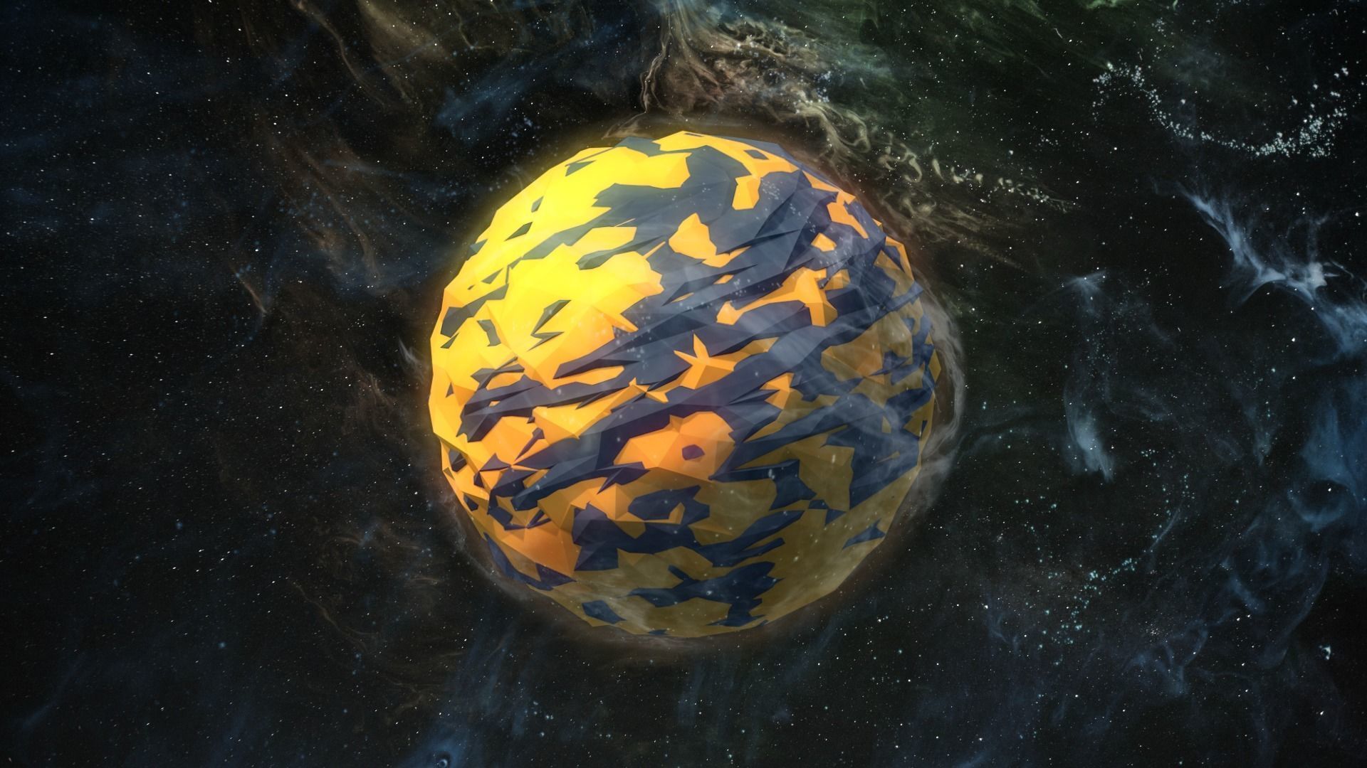 Low Poly Space Alien Worlds 3D Asset Pack Low-poly 3D model_34