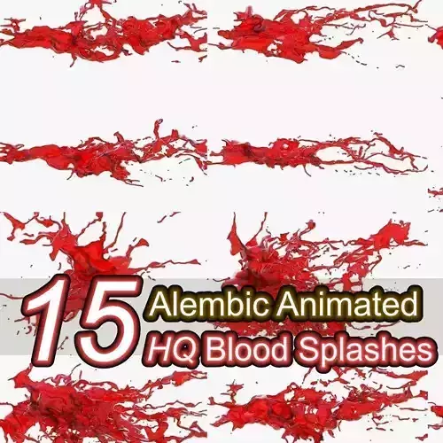 Animated Blood  Splash Collection Volume 1 
