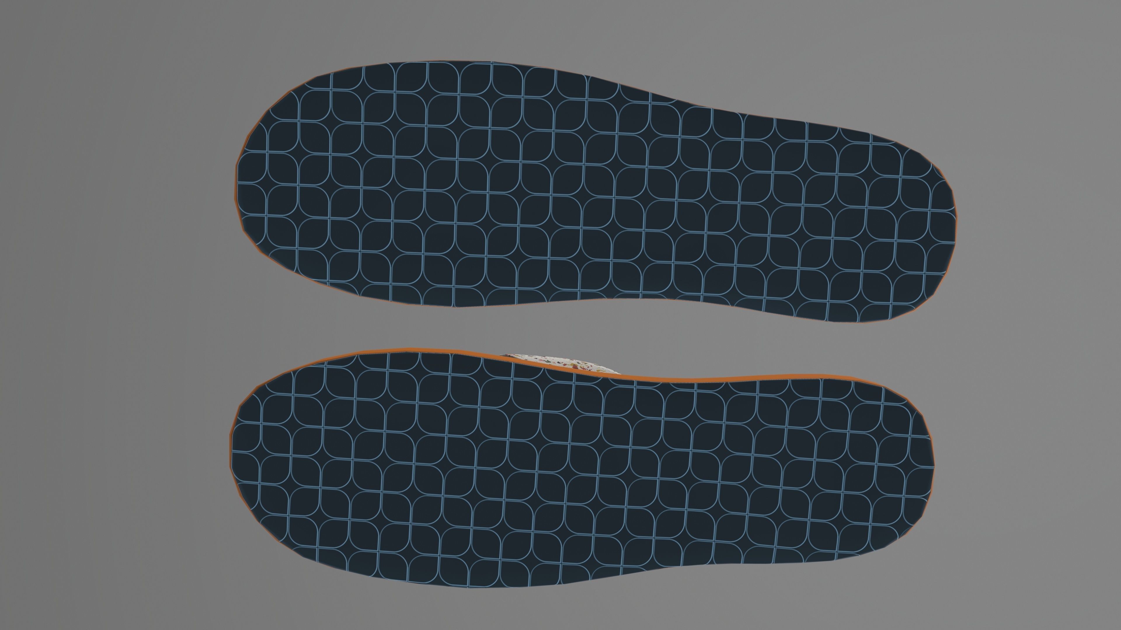 Designer Slipper 3D Model AR VR PBR Low-poly 3D model_13